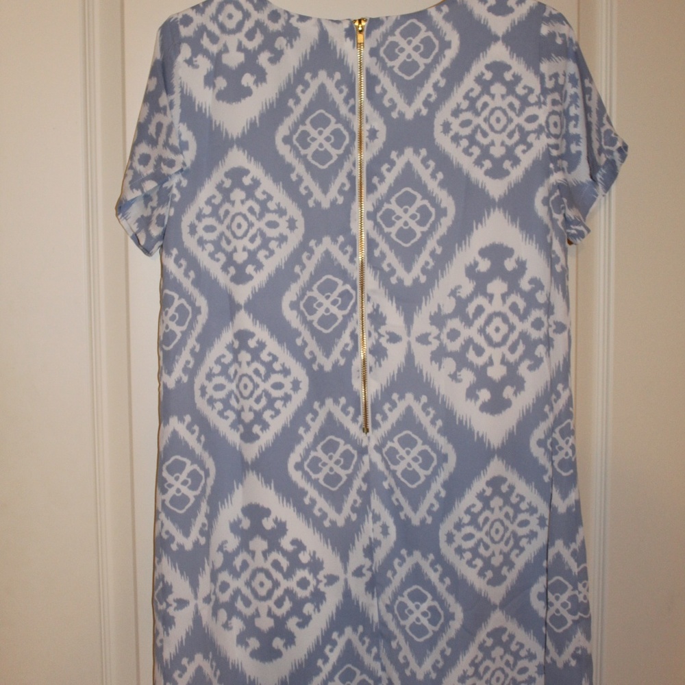Lulu's Patterned Shift Dress - Picture 6 of 6